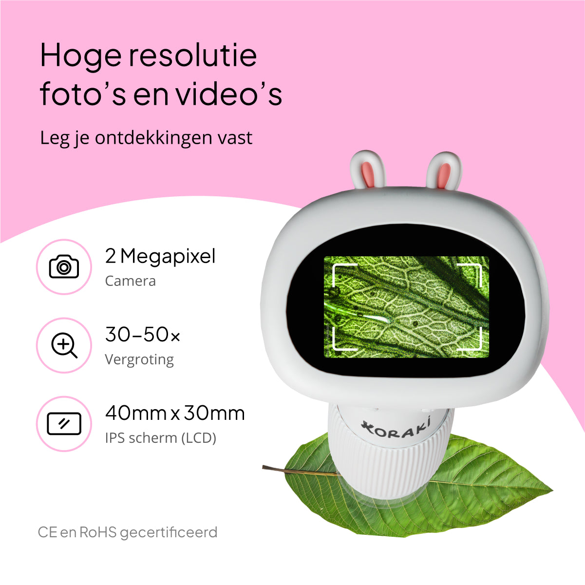 Koraki® Digitale Kinder microscoop